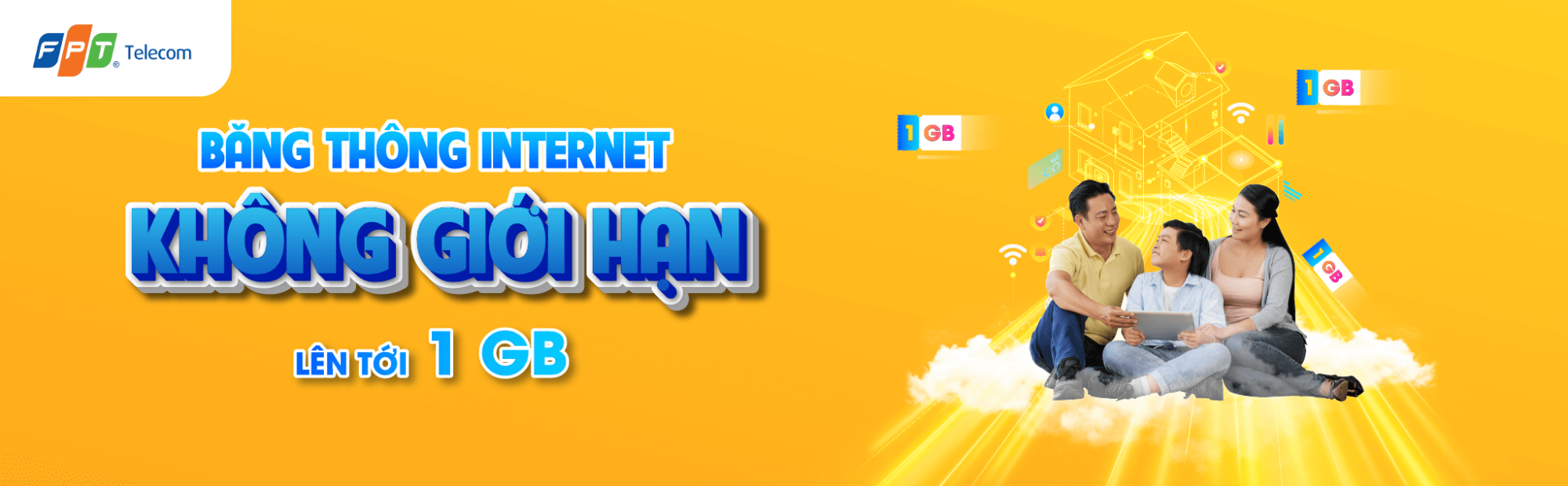 Bảng giá cước Internet FPT khuyến mãi mới nhất 2025 2 1GB